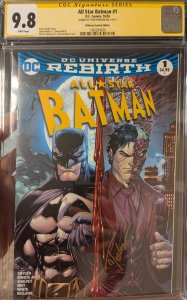 All Star Batman #1 Midtown Comics Cover (2016) CGC 9.8 Signature