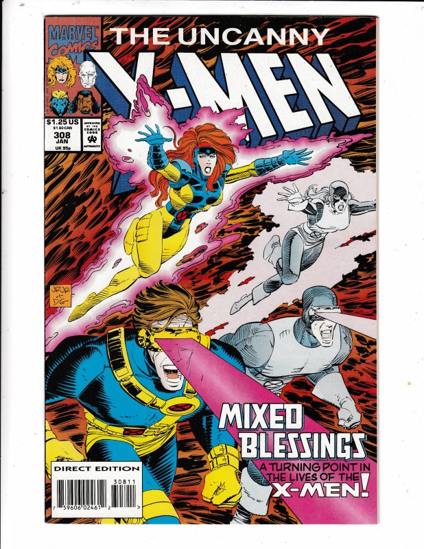 THE UNCANNY X-MEN#308 VF/FN   NO RESERVE Save on shipping