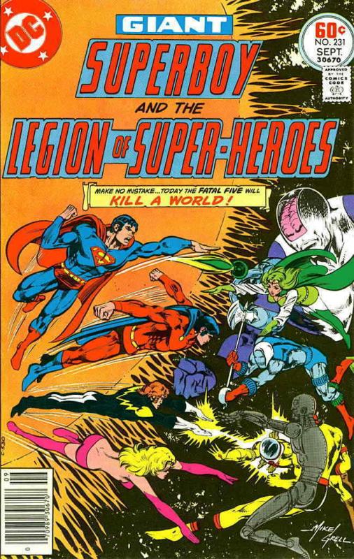 Superboy and the Legion of Super-Heroes #231 VG; DC | low grade comic - save on