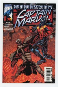 Captain Marvel #12 (1999 v4) Peter David Drax the Destroyer 1st Una-Rogg NM