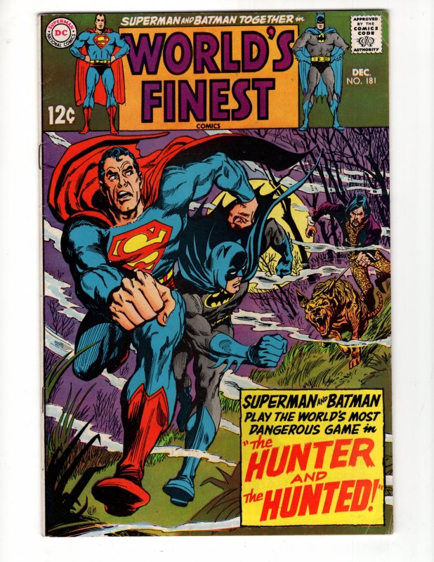 World's Finest Comics #181 HIGH GRADE SILVER AGE DC CLASSIC !!!