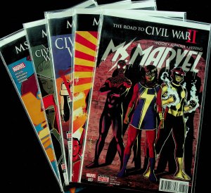 Ms. Marvel #7-11 (May-Sep 2016, Marvel) - 5 comics - Near Mint