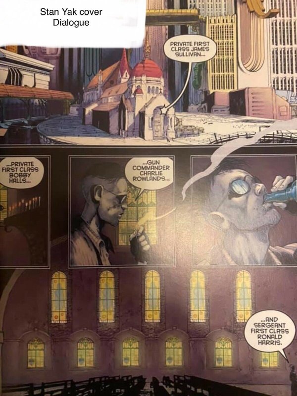 BROKEN GARGOYLES #1 Ltd 100 Stan Yak Cover Different Dialogue Panel!! VFN/NM 