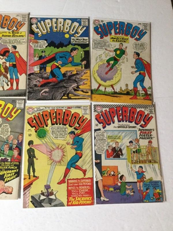 Superboy 114 116 121 124 125 133 Vg- Or Better Silver Age