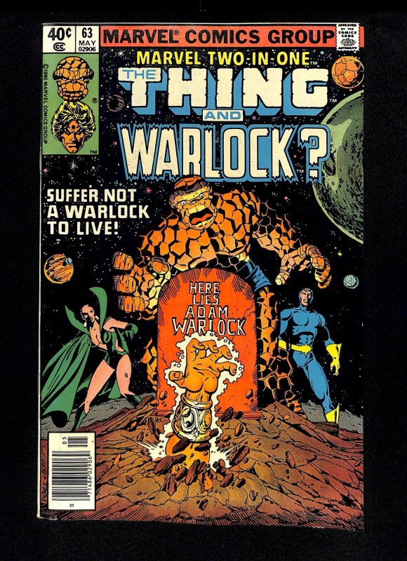 Marvel Two-In-One #63 Thing Warlock!