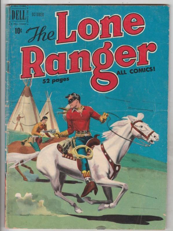 Lone Ranger, The #28 (Aug-50) FN Mid-Grade The Lone Ranger, Tonto, Silver