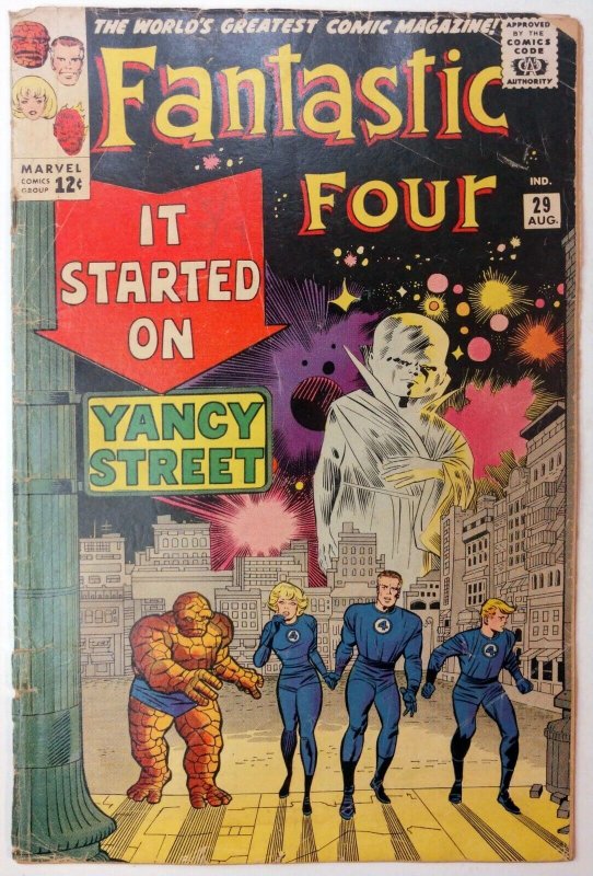 Fantastic Four #29 (2.0, 1964) 1st cover app of the Watcher 