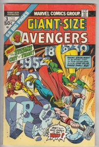 Giant-Size Avengers #3 (Feb-75) VF High-Grade The Avengers
