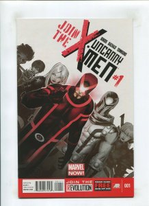 UNCANNY X MEN #1 (9.2) *FISHERMAN COLLECTION* MARVEL NOW 2013