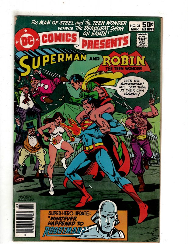 DC Comics Presents #31 (1981)  DC Comics Superman Flash OF6