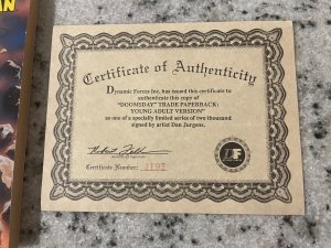 Superman Doomsday & Beyond SIGNED By Louise Simonson DC Comics Book Bantam J935 