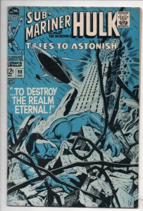 TALES to ASTONISH #98, FN, Hulk, Sub-Mariner, 1959, more TTA in store