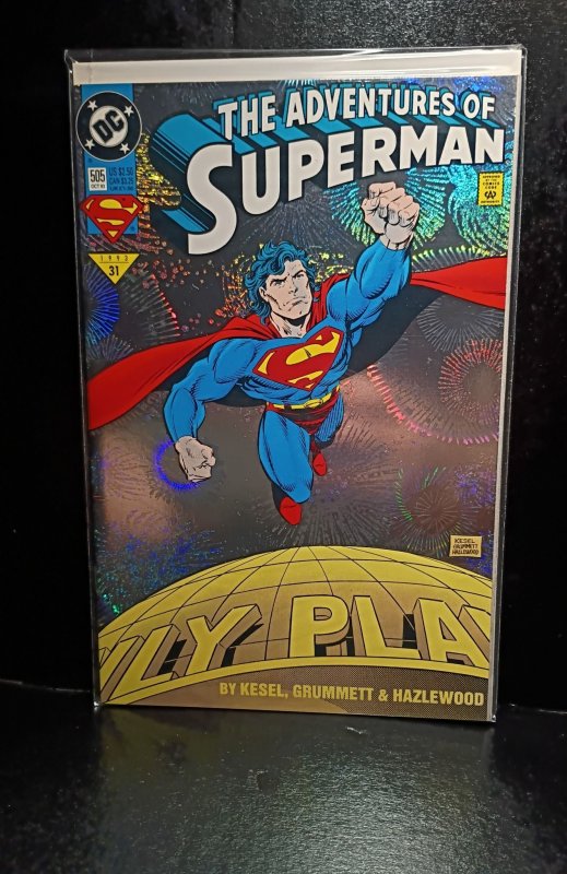 Adventures of Superman #505 Holographic Cover (1993)