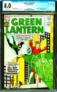 Green Lantern #7 CGC Graded 8.0 Origin and 1st Appearance of Sinesto