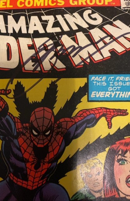 Amazing Spider-Man #135 Second App of the Punisher signed by Gerry Conway