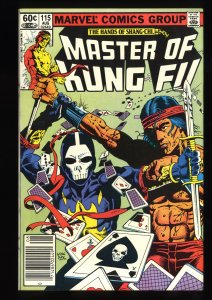 Master of Kung Fu #115 VF/NM 9.0 Newsstand Variant 1st Death Dealer!