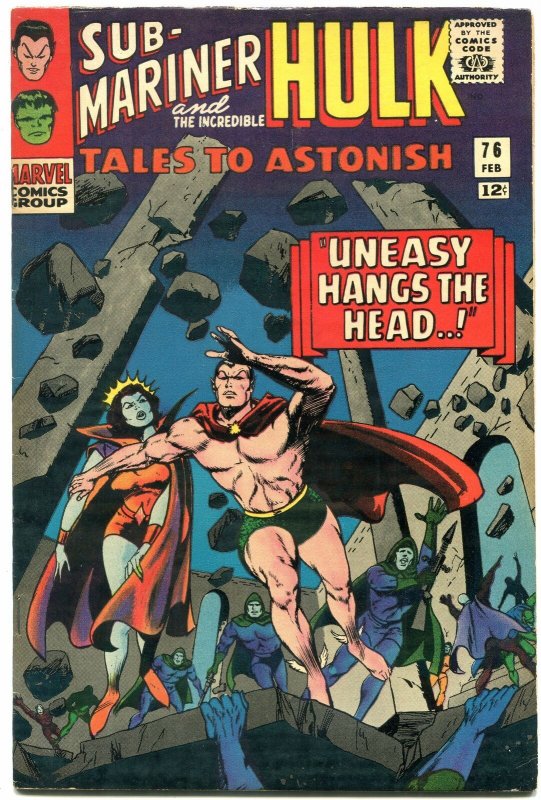 Tales To Astonish #76 1966-Hulk- Sub-Mariner -Marvel Silver Age FN+