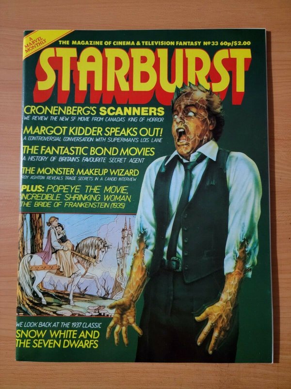 Starburst Magazine #33 ~ NEAR MINT NM ~ Horror Cover Marvel Stan Lee