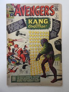 The Avengers #8 (1964) VG Condition! First appearance of Kang!