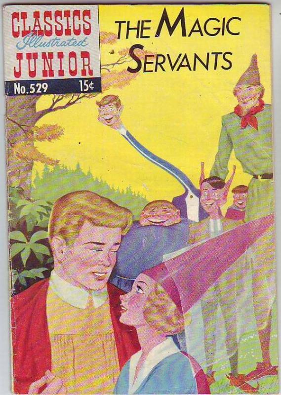 Classics Illustrated Junior #529 (Aug-56) VG Mid-High-Grade The Magic Servants