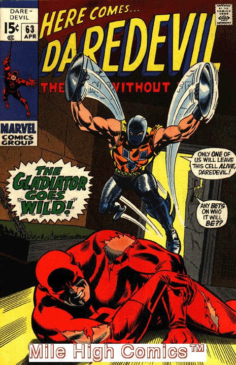 DAREDEVIL  (1964 Series)  (MAN WITHOUT FEAR) (MARVEL) #63 Fine Comics Book