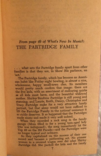 The partridge family#1,1970,PB,142p