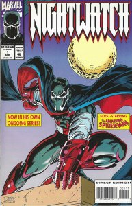 Nighwatch #1 (Apr 94) - guest-starring Spider-Man