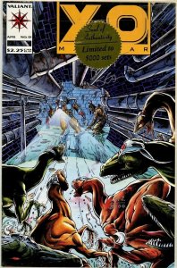 X-O XO Manowar #14 and 15 Both Signed by Bart Sears Valiant Comics 1993 (VFNM)