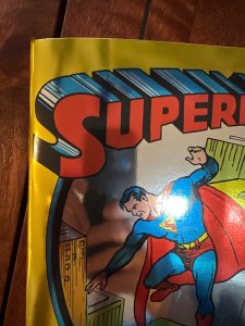 Superman #1 Foil Facsimile Edition Cover (1939)