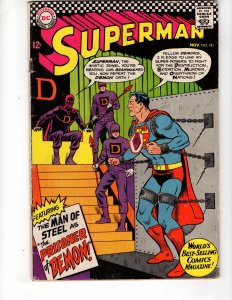 Superman #191  (1966)  THE PRISONER OF DEMON!  / ID#NN