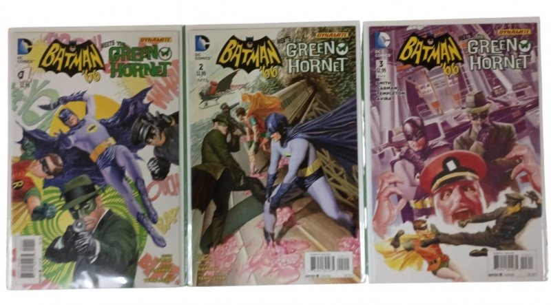 Batman '66 Meets the Green Hornet #1-3 Lot Kevin Smith DC Comics 2014 VF
