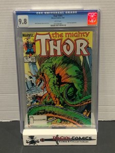 The Mighty Thor # 341 Cover A CGC 9.8 1984 Nick Fury Appearance [GC37]