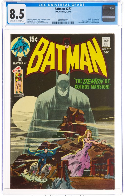 Batman #227 (1970) CGC Graded 8.5