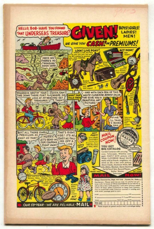 Kid Colt Outlaw #44 1955- Black Rider- Atlas Western FN-