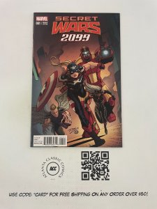 Secret Wars 2099 # 1 NM 1st Print Lim Variant Cover Marvel Comic Book 19 J222