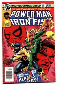 Power Man and Iron Fist #54 1978 VF comic book First HEROES FOR HIRE