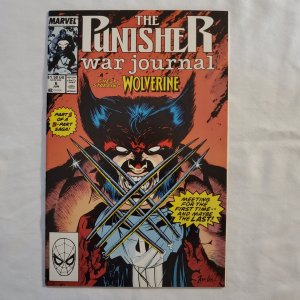 Punisher War Journal #6 Very Fine- Cover art by Jim Lee