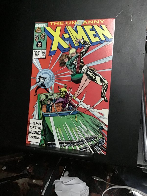 The Uncanny X-Men #224 (1987) Freedom Force, Long Shot, Forge! High-grade! NM-