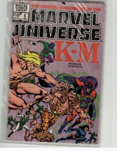 The Official Handbook of the Marvel Universe #6 (1983) Kang the Conqueror