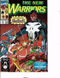 Lot Of 3 Marvel Comic Book New Warriors #9, Excalibur #31, Darkhawk #37  AB5