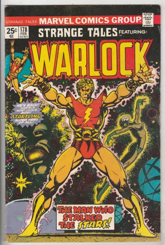 Strange Tales #178 (Feb-75) VF/NM High-Grade Adam Warlock