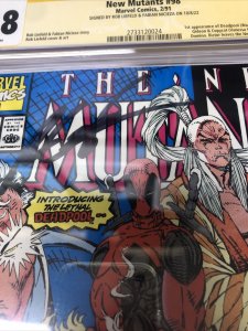 New Mutants (1991) # 98 (CGC 9.8 SS) Signed Rob Liefeld • Fabian Nicieza •Marvel