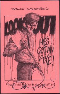 Look Out He's Got an Axe Sketchbook NM 2005 Signed in BLACK by Bernie Wrightson