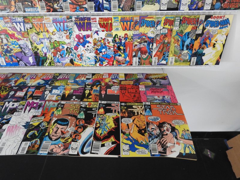 Huge Lot 190+ Comics W/ Spider-Man, Iron Man, Infinity War, +More! Avg FN+ Cond!