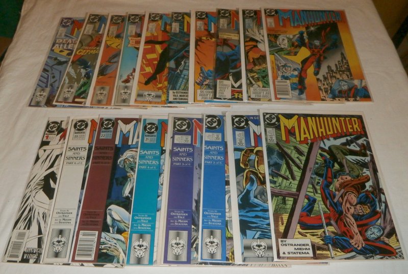 Manhunter   vol. 1   #1,2,4-7,11-13,15-17,19-23; vol. 2 #1 (set of 18)