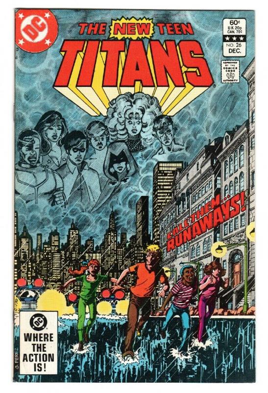 The New Teen Titans #26 1982 George Perez- First appearance of TERRA