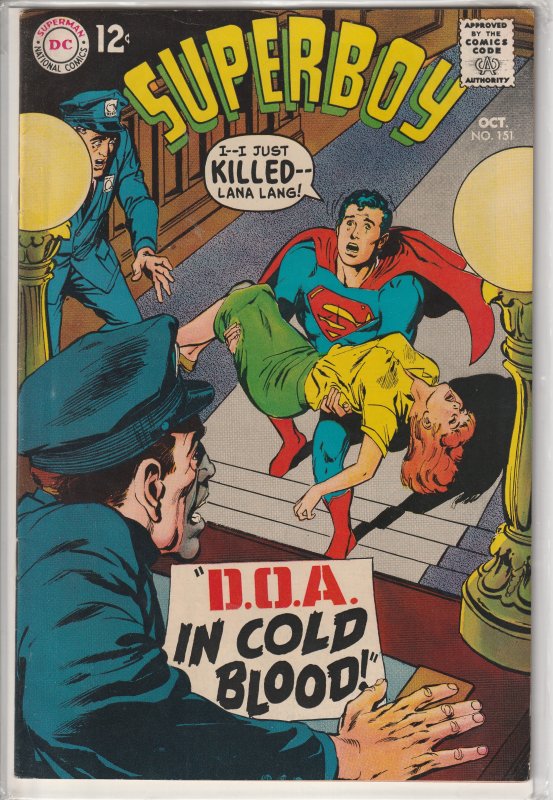 Superboy #151 (1968) VF-