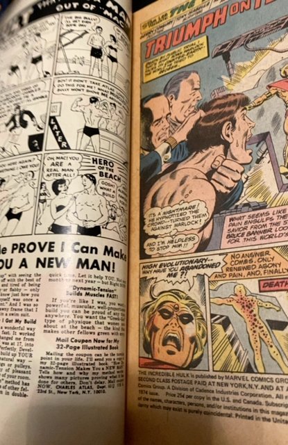 The Incredible Hulk #178 (1974)the reborth of warlock