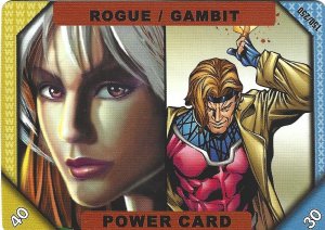 2001 Marvel Recharge: Power Card - Rogue/Gambit