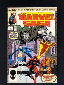 The Marvel Saga The Official History of the Marvel Universe #20 (1987)